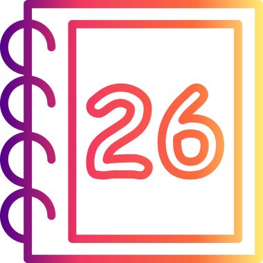 26 Web simgesi vektör illüstrasyonu