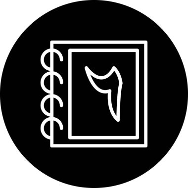 Altı numaralı Urduca ile birlikte sarmal defter