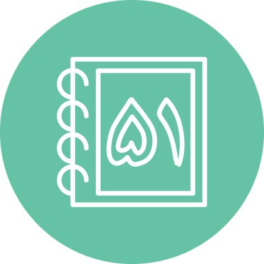 Elli bir web simgesi vektör illüstrasyonu