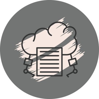 Bulut Veri Şifreleme Anahtar Premium Modern Dijital Sanat Özelliği