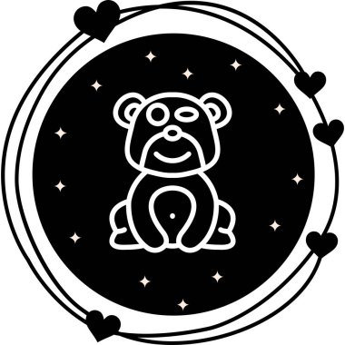Uygulamalar ya da web sayfaları için Flirty Bear simgesi