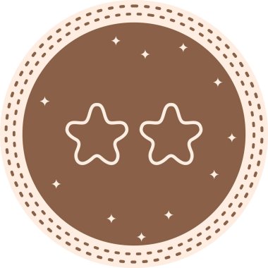 İki Yıldız Sınıflandırma Zarif Çağdaş Dijital Grafik Özelliği