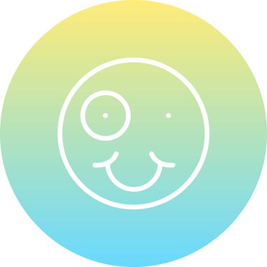 Çizgi film karalama simgesi web işareti, beyaz arkaplanda izole edilmiş emoji simgesi