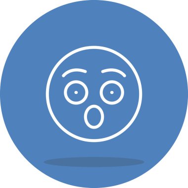 emoji simgesi, web kullanımı için basit tasarım vektör çizimi