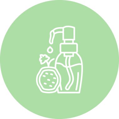 Passionfruit Seed Oil şişe ikonu. Nemlendirici cilt kozmetiği