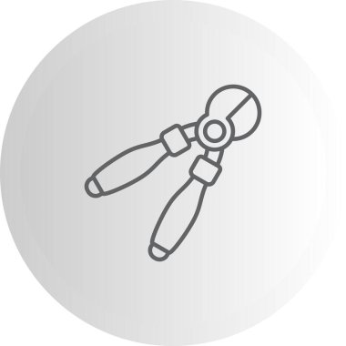 Kerpeten simgesi, vektör illüstrasyonu basit tasarım