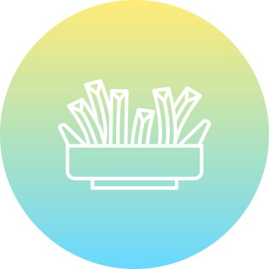 Fries Premium Dijital Tasarım Sembolü