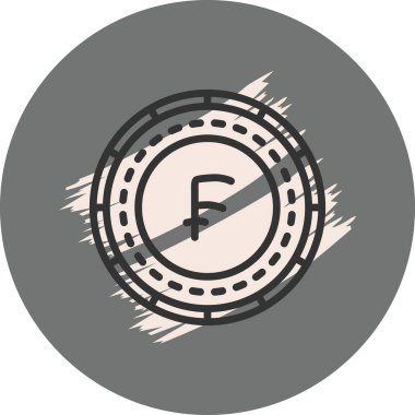 İsviçre Frangı Bozuk Para Dinamik Yenilikçi Web Tasarım Elemanı