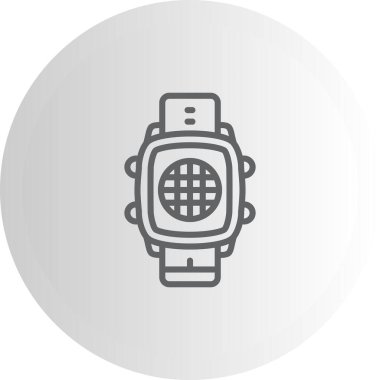 Akıllı Saat Şebekesi Stili Temiz Ürün Tasarımı Nesnesi