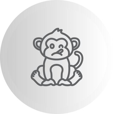 Maymun Termometresi Vibrant Dijital Grafik Özelliği