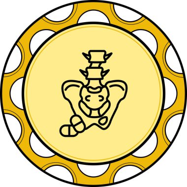 Acı Yönetimi web simgesi vektör illüstrasyonu