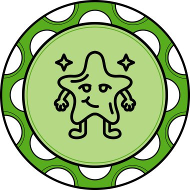 Wry Smile Yenilikçi Modern Yaratıcı Grafik Özellikli Yıldız