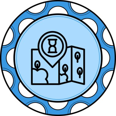 Konum Kum Saati Modern Markalaştırıcı Varlığı