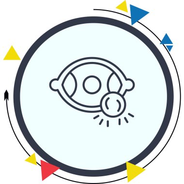 Kişi Lensleri Dengeli Profesyonel Markalaşma Grafiksel Sembolü