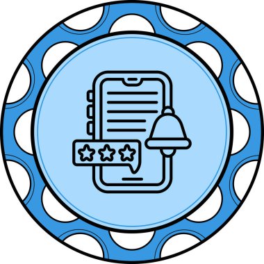 Gözden Geçirme Bildirimi Eşsiz Web Grafiksel Çizimi