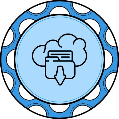 Bulut Uyum Denetim Simgesi, Beyaz Arkaplan Görüntü