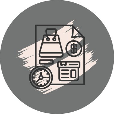 Aktarım Geçmişi Minimum Düz Kullanıcı Deneyimi Sembolü