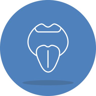 Dil Depresörü Modern Dengeli Markalaşma Vektörü Sembolü