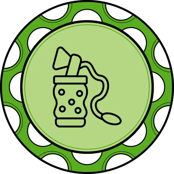 Göğüs simgesi basit düz illüstrasyon