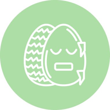 Paskalya Soğuk Yumurta Dengeli Profesyonel Düz Sanat Düzeni