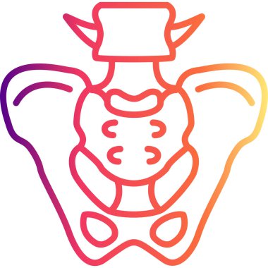 Pelvis Dinamik Yaratıcı Dijital Grafik Şekli