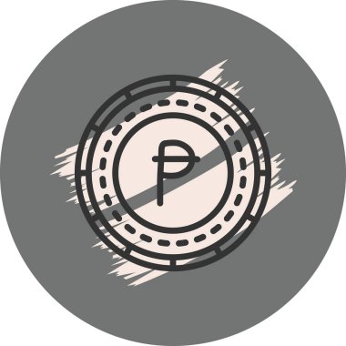 İspanyol Peseta Para Zarif Modern Yaratıcı Sanat Sembolü