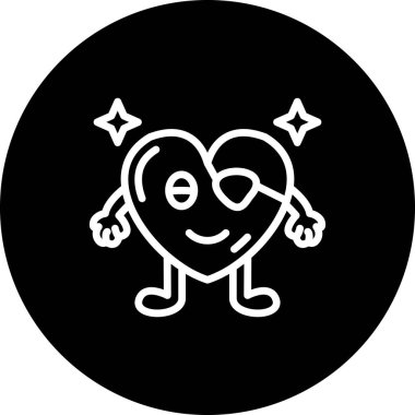 Korsan Kalp Sofistike Temiz Ürün Grafik ŞekliName