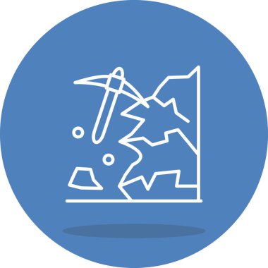 Kazma Madencilik Yaratıcı İşlevsel Web Grafik Sembolü