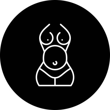 Hamilelik Karnı Belirli Modern Temizlik Sanatı Özelliği