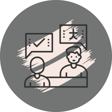 Röportaj Yaratıcı Fonksiyonel Web Grafik Sembolü