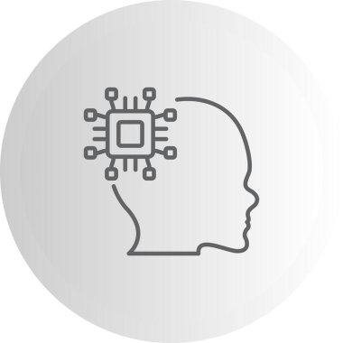 Açıklanabilir AI Premium Zarif Dijital Tasarım Sembolü