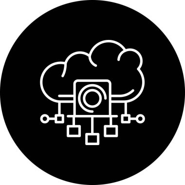 Bulut Hesaplama Kaynakları Yenilikçi Çağdaş Web Tasarımı Düzeni