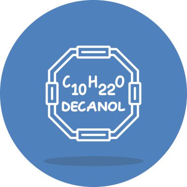 Decanol Yaratıcı Yüksek Çözünürlüklü Grafik Elementi