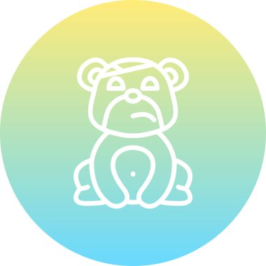 Ayı Başı Bandajı Çağdaş Yenilikçi Dijital Tasarım Varlığı