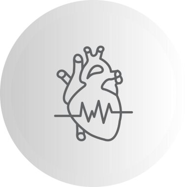 Kalp atışı Premium Dengeli Ürün Tasarımı Nesnesi