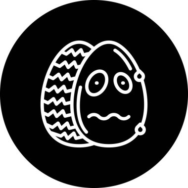 Paskalya Siniri Yumurta Stili İşlevsel Web Arayüzü Elementi