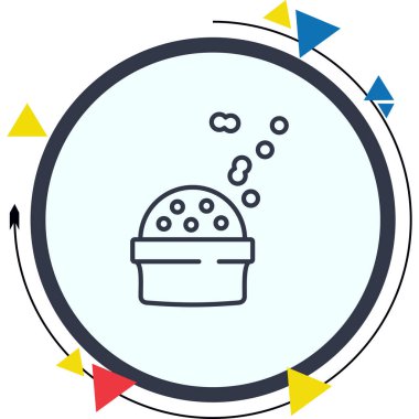 Banyo Bombası. Uygulamalar veya web sayfaları için basit simge