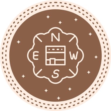 Qibla Zarif Çağdaş Dijital Grafik Özelliği