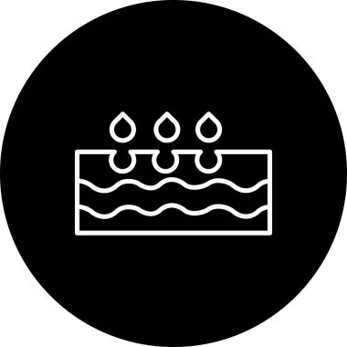 Pore Temizleyici Simgesi, Basit İllüstrasyon