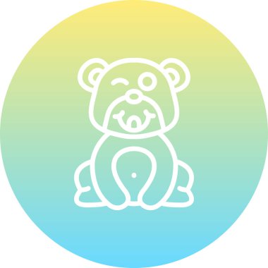 Lezzetli Ayı Dinamik Sofistike Düz Sanat Düzeni