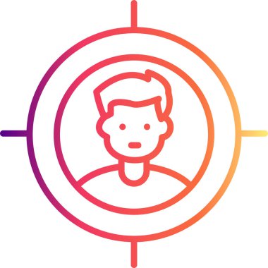 hedef web simge vektör çizim