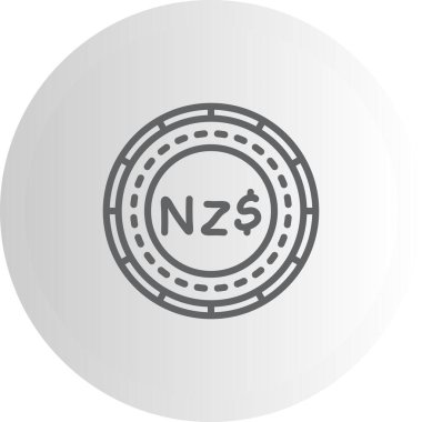 Niue Bozuk Para Sofistike Özel Arayüz Tasarım Elemanı