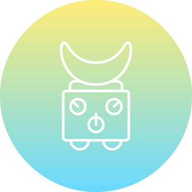 Yüz Buharı Simgesi, Basit İllüstrasyon