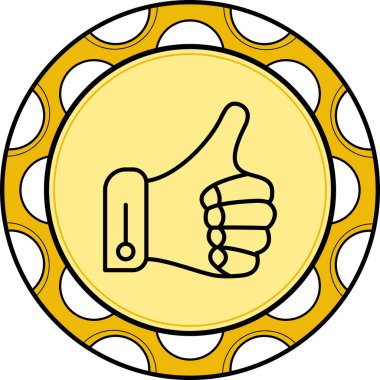 Beyaz Arkaplanda İzole Edilmiş Modern Satır Simgesi Başparmakları  