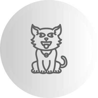 Cat Tongue Distinct Modern Digital Design Element