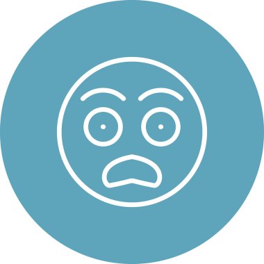 Çizgi film karalama simgesi web işareti, beyaz arkaplanda izole edilmiş emoji simgesi