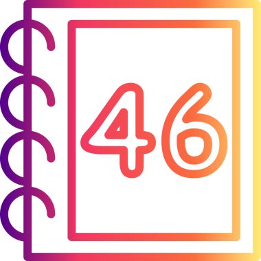 Kırk altı web simgesi vektör illüstrasyonu