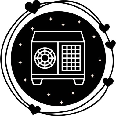 Klima Simgesi Çizgi Biçimi İllüstrasyonu