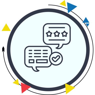 Onaylanmış Sohbet Gelişmiş İşlevsel Web Arayüz Sembolü