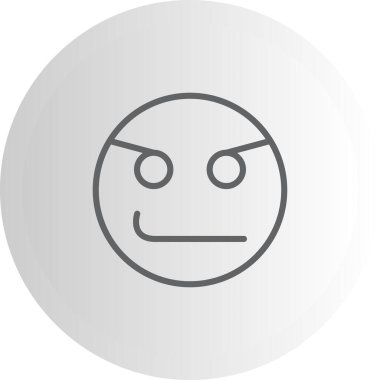 emoji simgesi, web kullanımı için basit tasarım vektör çizimi